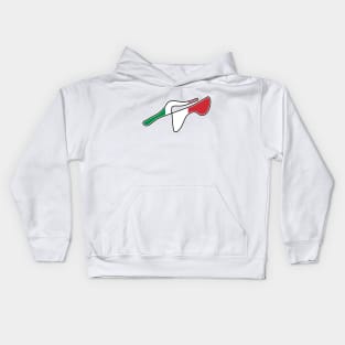 Fiorano Circuit [flag] Kids Hoodie